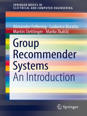 cover image of Group Recommender Systems